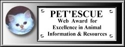 PET'ESCUE AWARD